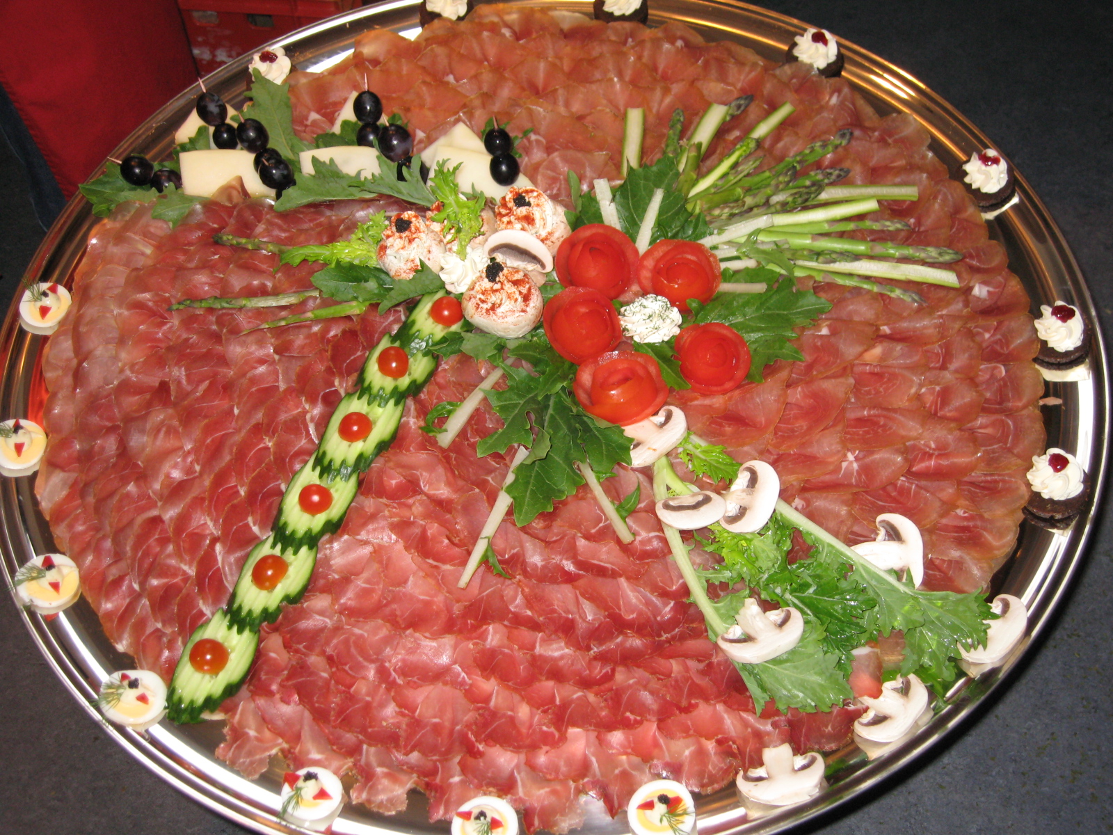 Groe Schinkenplatte